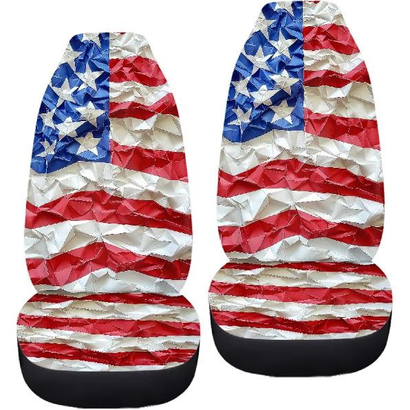 Purple Butterfly Galaxy Auto Car Seat Cover for Cars, Trucks, Vans, SUV, Vehicle Seat Cover Auto Saddle Blankets Driver Seat Protector Covers Full