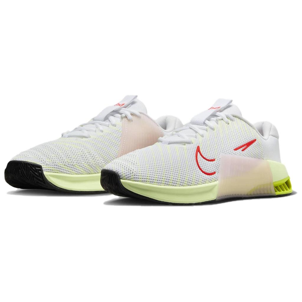 Nike Metcon 9 White Volt Crimson Women Sneakers Barely-Volt Bright-Crimson DZ2537-101