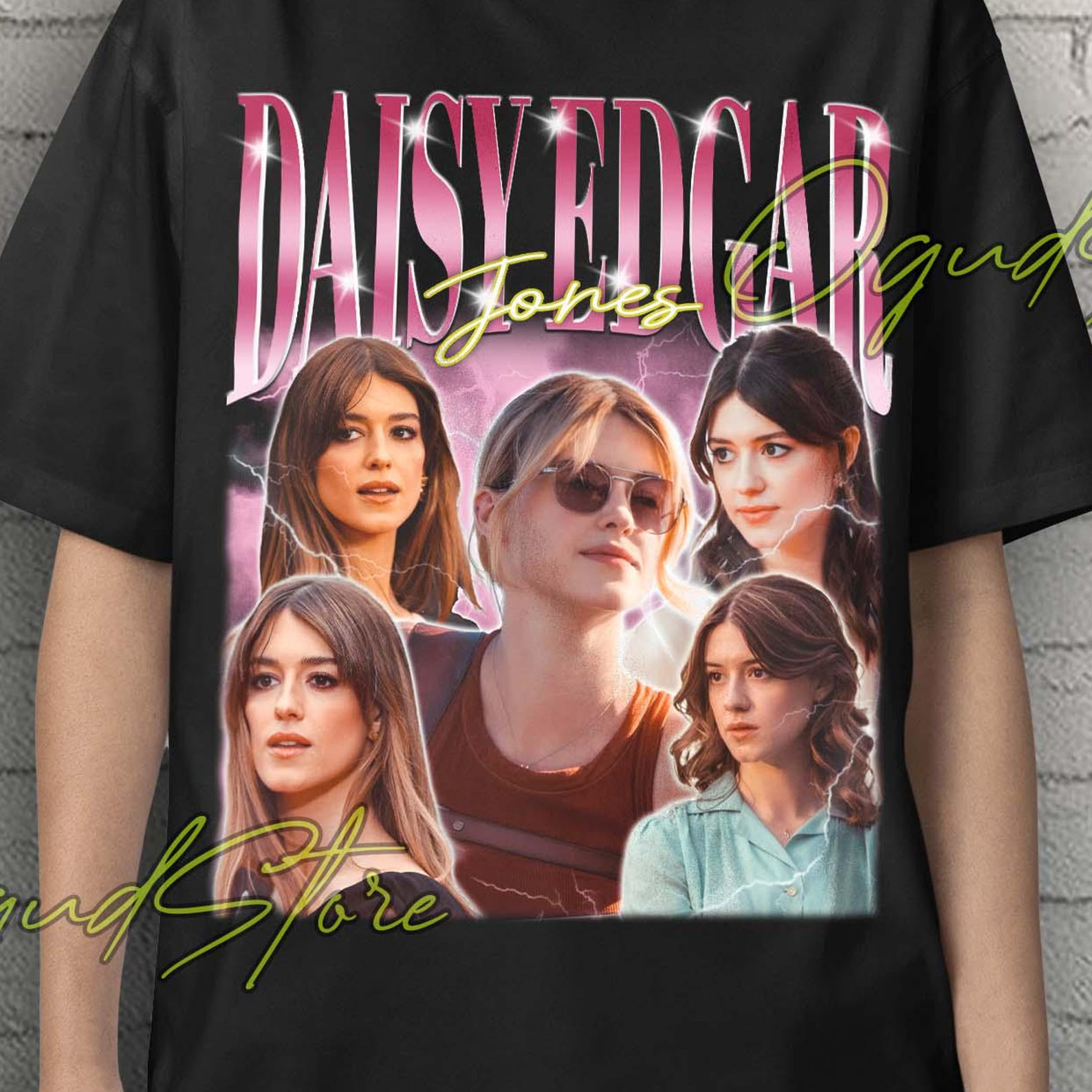 Daisy Edgar-Jones, Daisy Edgar Jones Shirt, Daisy Edgar Jones Vintage Tshirt, Kiernan Shipka Gift Tees, Daisy Edgar Jones Clothing, Film Tee L