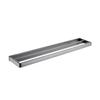 OIMG Grey Double Towel Bar with Shelf
