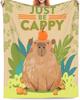 Capybara Flannel Throw Blanket Cute Animals Pattern Blanket Lightweight Comfortable Warm Super Soft Blanket for Couch Bed Sofa