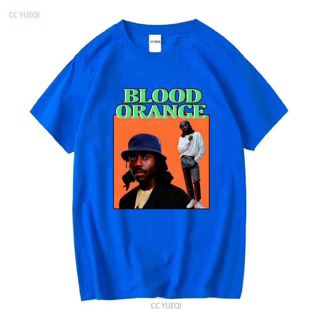 Blood Orange Dev Hynes Klasické tričko Těžká bavlna vintage Prané Unisex Ležérní Všestranné Prodyšné pánské streetwear Mírně