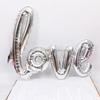 Handwritten Love Letter Conjoined Wedding Decoration Aluminum Foil Balloon for Valentines Day Love Balloon