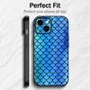 Mermaid Fish Scales Phone Case For iPhone 17 16 15 14 13 12 PRO MAX PLUS Mini TPU Soft To Skin-friendly Case