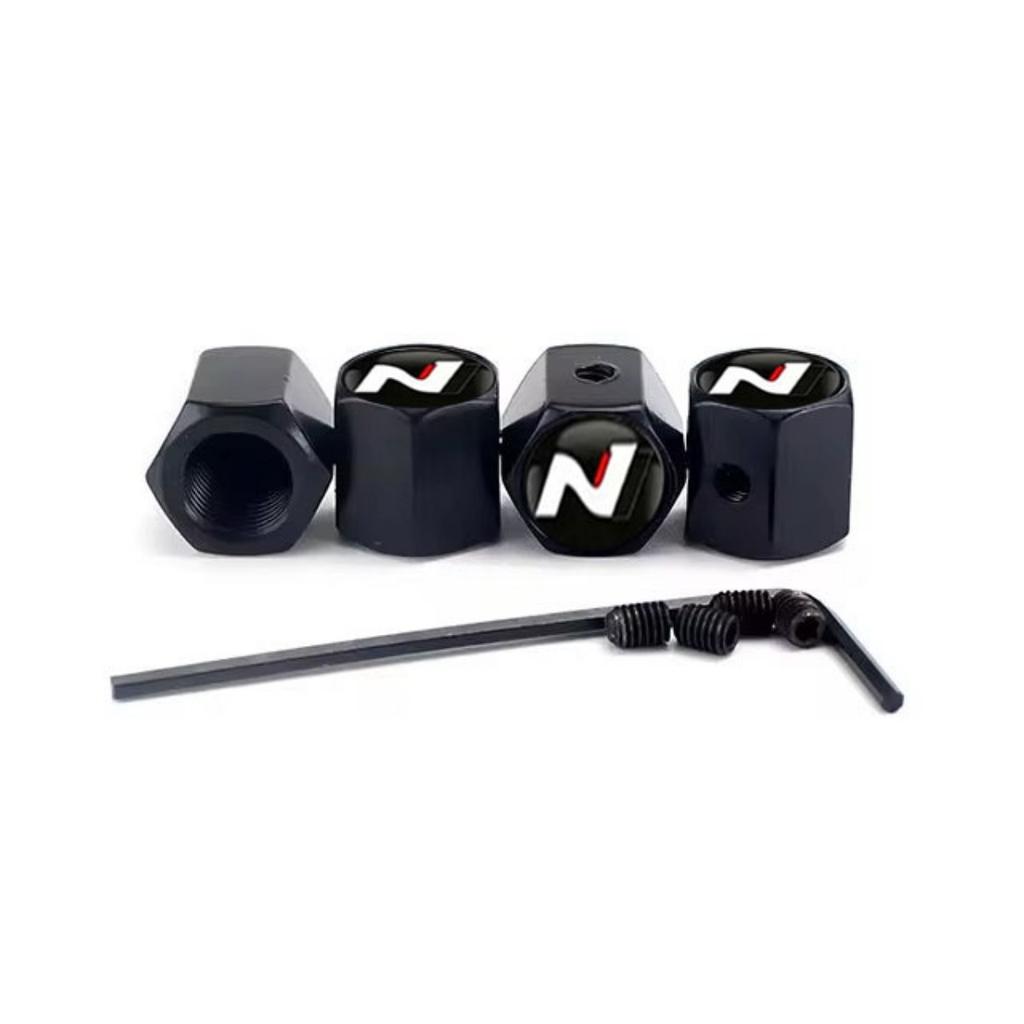 4Pcs Metal Tire Valve Caps Dustproof Car Tyre Wheel Stem Air Valve Dust Cover Auto Decoration Accessorie