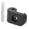 Folding Hook Buckle Plug Pin Nondeformation for XIAOMI M365 PRO Electric Scooter(black )