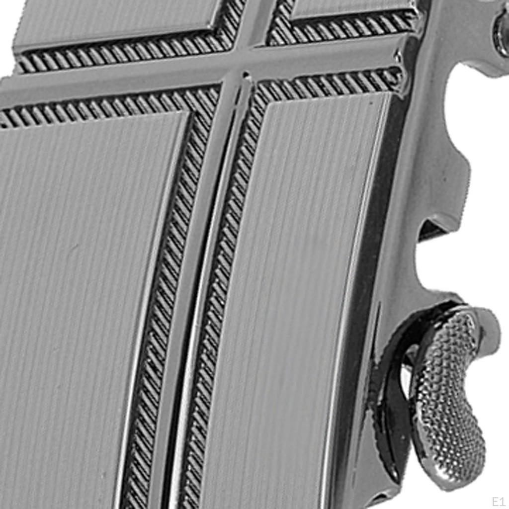 2x Klamra do Paska Automatyczna Suwakowa Zamienniki Biznesowa Codzienna dla Skórzanego Paska o Szerokości 35mm