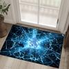 Aston Villa Football Design Crystal Velvet Carpet Cozy Non?Slip Printed Rug For Bedroom Living Room Entrance