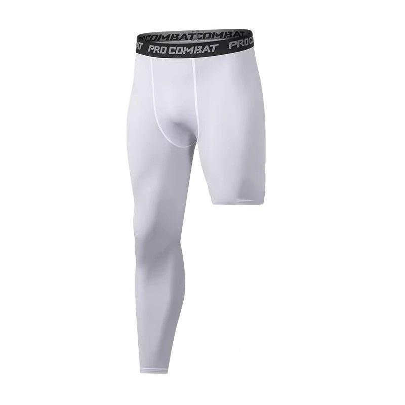 Pánské rychleschnoucí fitness legíny: Sedmibodové běžecké a basketbalové základní kalhoty