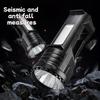 Ultra Bright Portable LED Camping Spotlight, High Lumen Searchlight Suitable for Emergency Situations, Hiking, Picnicking, Exploration, and Camping