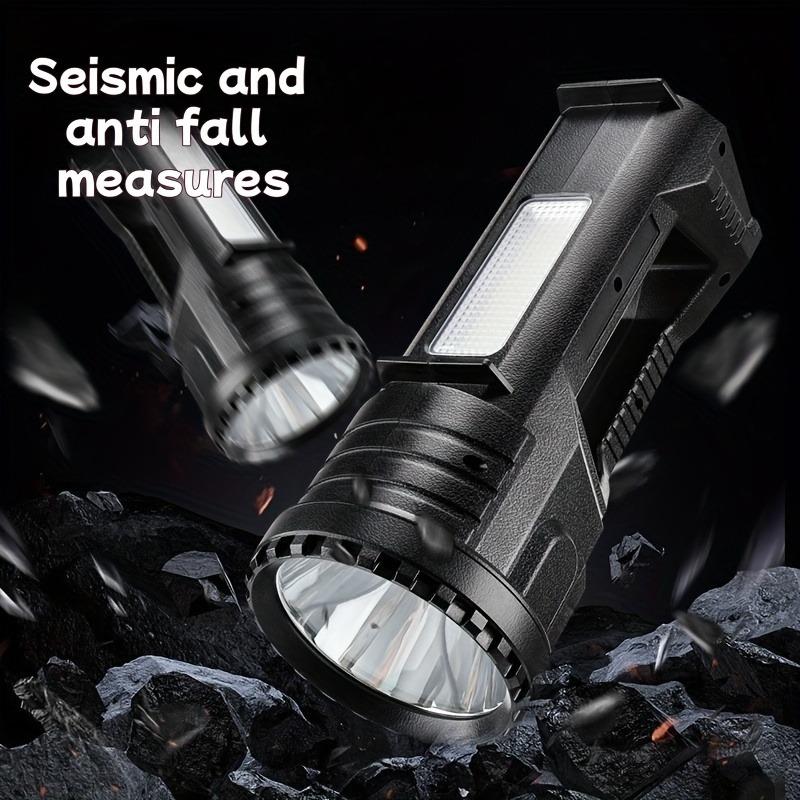 Ultra Bright Portable LED Camping Spotlight, High Lumen Searchlight Suitable for Emergency Situations, Hiking, Picnicking, Exploration, and Camping