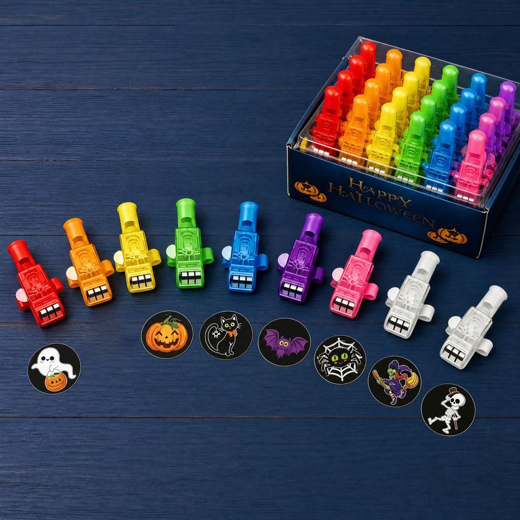 Halloween Projection Finger Lights 36 Pack Glowing Party Toys for Kids, or Prizes and Goodie Bag Fillers