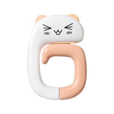 Travel Portable Plastic Bag Cute Animal Hook for Hanging Decorative Table Purse Bag Hook Wall Hanger Holder Handbag Hanger