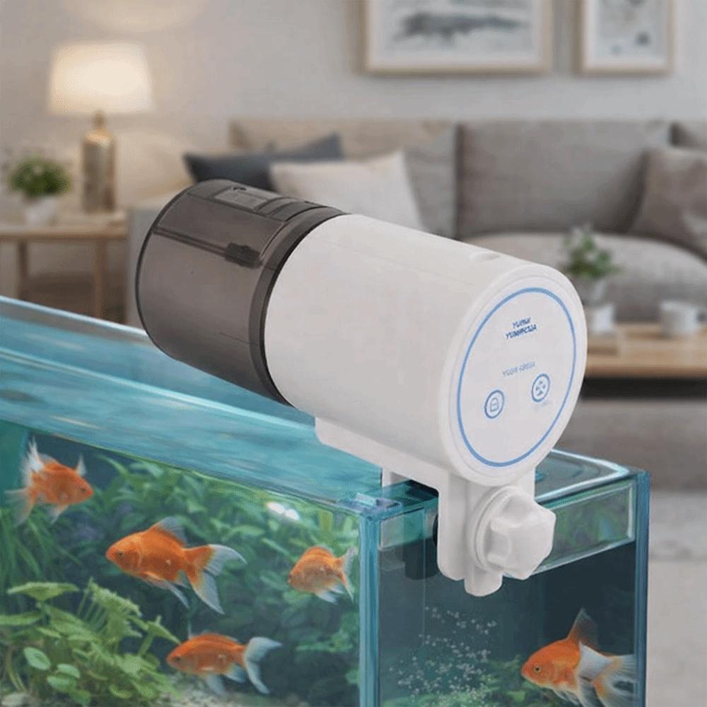 Large Capacity Fish Food Dispenser Moisture-Proof Fish Tanks Feeders  Fish Tanks