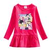 Kpop Monster Hunter Witch Korean Style Baby Girl Dress - Spring/Autumn, Long Sleeve Cartoon Mesh Princess Skirt