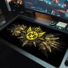 Borussia Großes Mauspad Große Gaming-Tischunterlage Rutschfest Laptop Tablet Großes Mauspad XXL Matte Mini-PC Spielmatte Mit Verriegeltem Rand