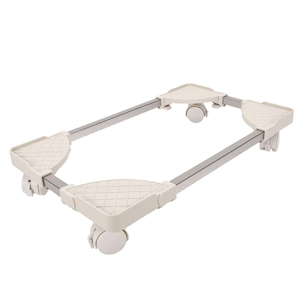 Mobile CPU Stand with 4 Locking Caster Wheels Ventilated Computer Tower Holder
