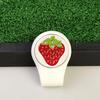 Golf Hat Clip Fruit Animal Plant Pattern Detachable Soft Lightweight Practical Silicone Golf Ball Marker