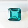 Natural Green Tourmaline 7ct Square Cut Certified Loose Gemstone
