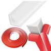 1PC 1/2/3meters Durable Silicone Quarter Round Molding Trim Flexible Caulk Strip Peel and Stick Door Bottom Seal Strip Floor Edg