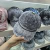 Washed and Broken Tie-dyed Denim Baseball Cap Men's Old Fashion Young Couple Versatile Face Small Casual Cap