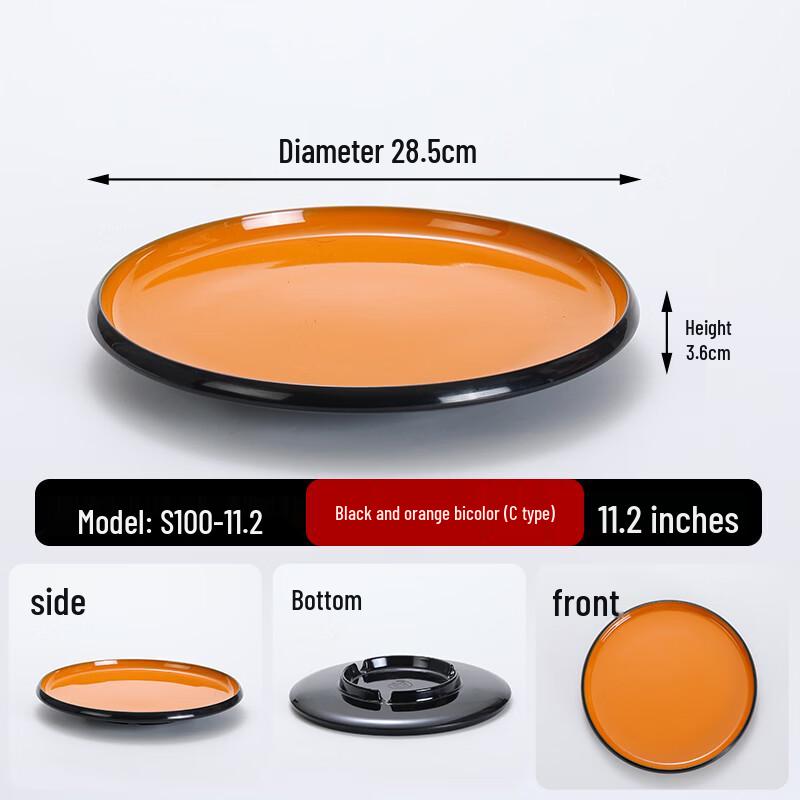 Melamine Round Dining Plate
