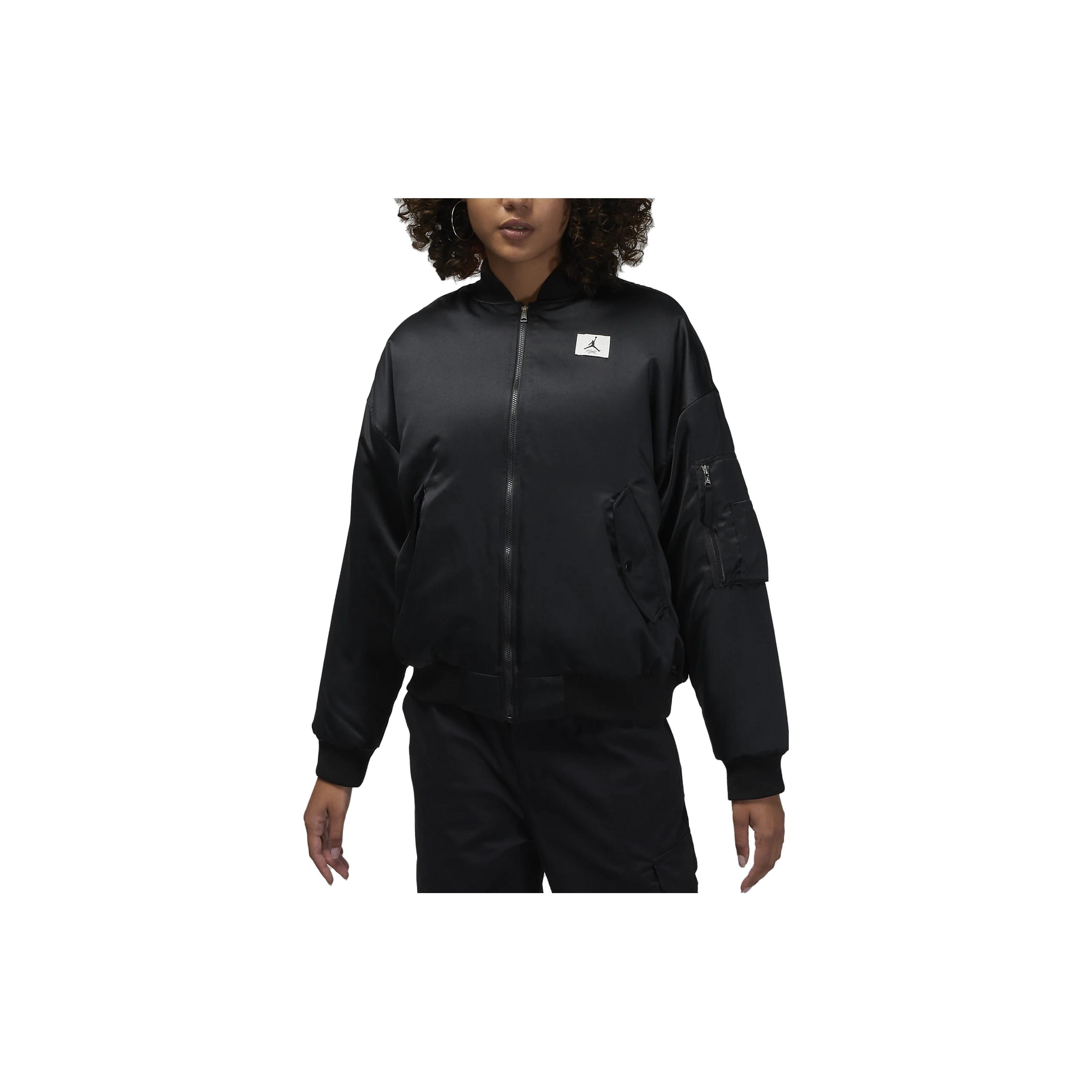 (WMNS) Air Jordan Flight Renegade Jacket  Black  Women s DQ9802-010 M