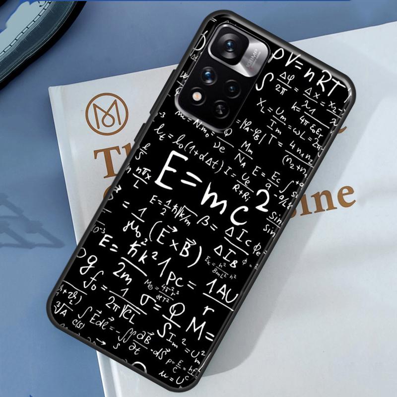 Symbol Math Science Physics Formulas Case For Xiaomi Redmi Note 14 13 11 9 10 12 Pro 9S 10S 11S 12S Redmi 10C 12C 13C 14C Cover
