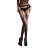 Women Sexy Stockings With Leg Ring Open Crotch Integrated Suspender Socks 1d Ultra-Thin Oil Shiny Glossy Transparent Pantyhoses
