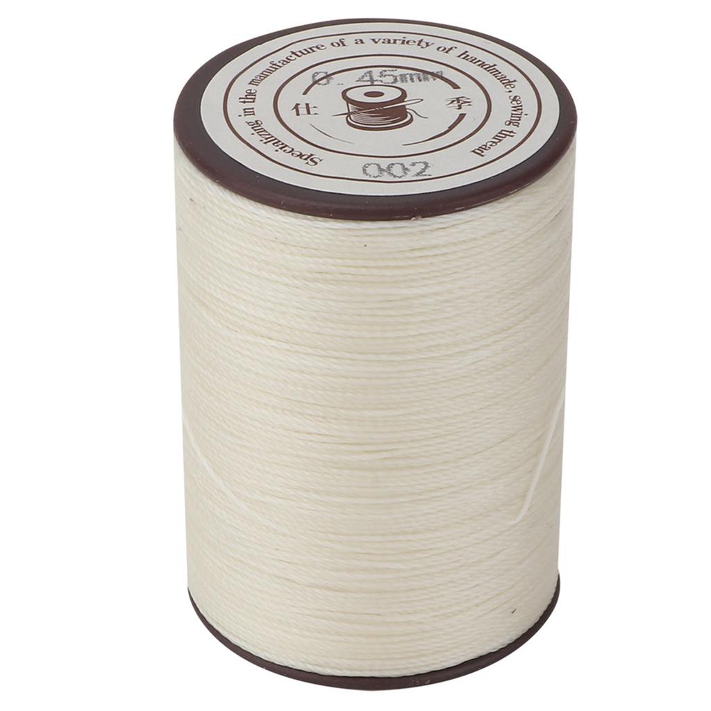 0.45mm Leather Sewing Wax Cord 160mCelsiusRoll Handwork Knitting Craft Wax Thread(Black)