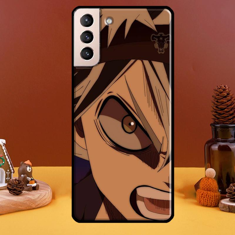 Asta Black Clover Hülle Für Samsung Galaxy S21 Ultra S20 FE S8 S9 S10 Note 10 Plus Note 20 S22 Ultra Cover