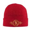 Bitcoin BTC Crypto Currency Knitted Bonnet Caps Winter Cozy Stretch Thick Outdoor Knit Cap Warm Skullies Beanies Cap