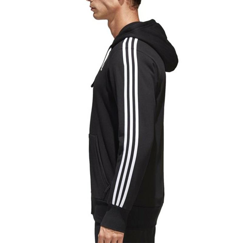 adidas 3-Stripes Hoodies Black Men's S98786