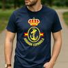 Armada Espaola Spanish Navy Marines Cotton T Shirt Unisex ONeck Short Sleeve Casual Summer Party Military Fan Daily Tops