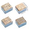 30Pieces Wood Scrapbooking Stamp Vintage Craft Stamp Letter Stamper for Scrapbooking Card Making Journal Planner