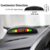 Car Parking Sensor Parking Kit LED Display 22mm 4 Sensors Backlight Reverse Backup Radar Monitoring System 8 Colors 12V