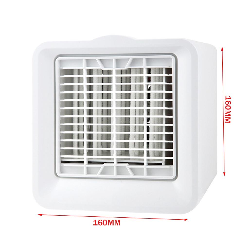 Mini USB Air Conditioner Cooler Portable Cooling Humidifier 3 Gear Fan for Home Office Any Space Quick Cool Air Supply New
