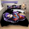 3Pcs Nightmare Before Christmas Bedding Set Quilt Cover Pillowcase Home Christmas Xmas Halloween Gift 1 Duvet Cover 2 Pillowcase M924527