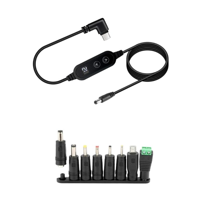 Universal Type C Triggers Cable Adjustable 5-20V for Fast Charging and Data Transfer For Multiple Electronic Devices
