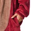OLAOLA Dragon Kigurumi Pajamas for Halloween Animal Fluffy Dragon Warm and Flannel Unisex Adults, Red, Costume, Costume, Pajamas, Cold-Proof