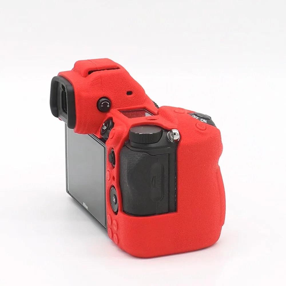 Miękkie Silikonowe Gumowe Etui Pancerne Torba na Aparat Pokrowiec Dla Nikon Z5 Z6 Z7 Z6II Z7II Ochronna Powłoka