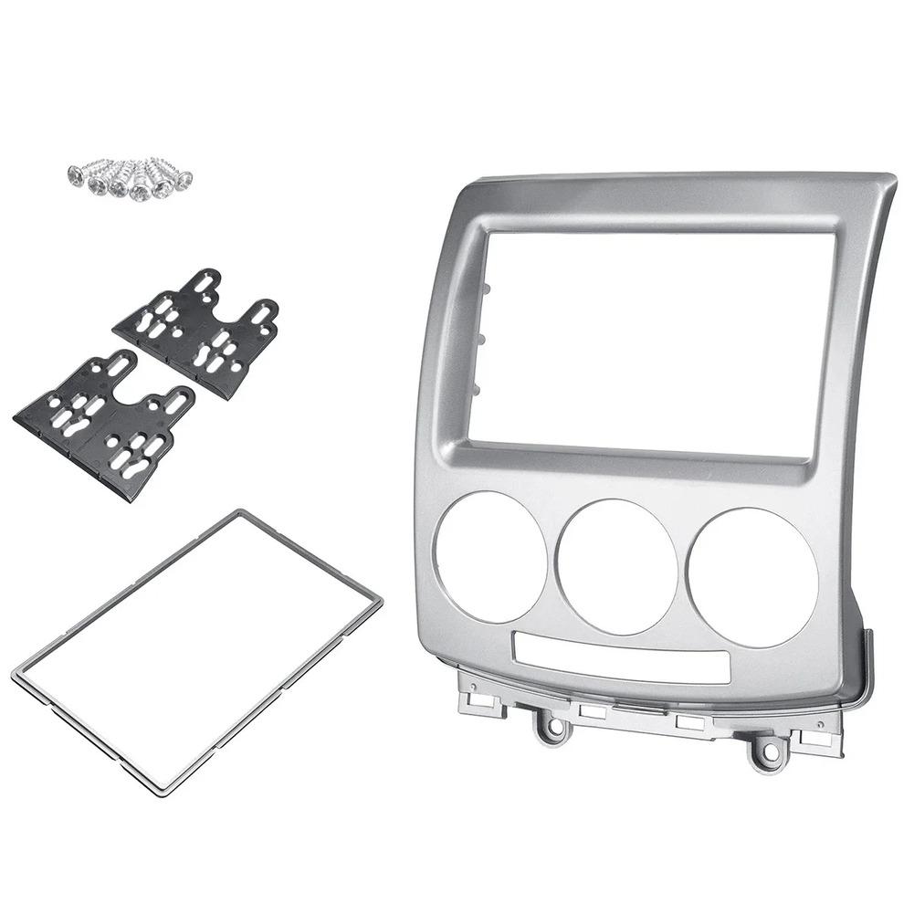 01 2 Din Car Radio Fascia Dash Kit For Mazda 5 For Premacy 2006-2010 For Ford I-max Audio Radio Frame Fascia Car Accessories
