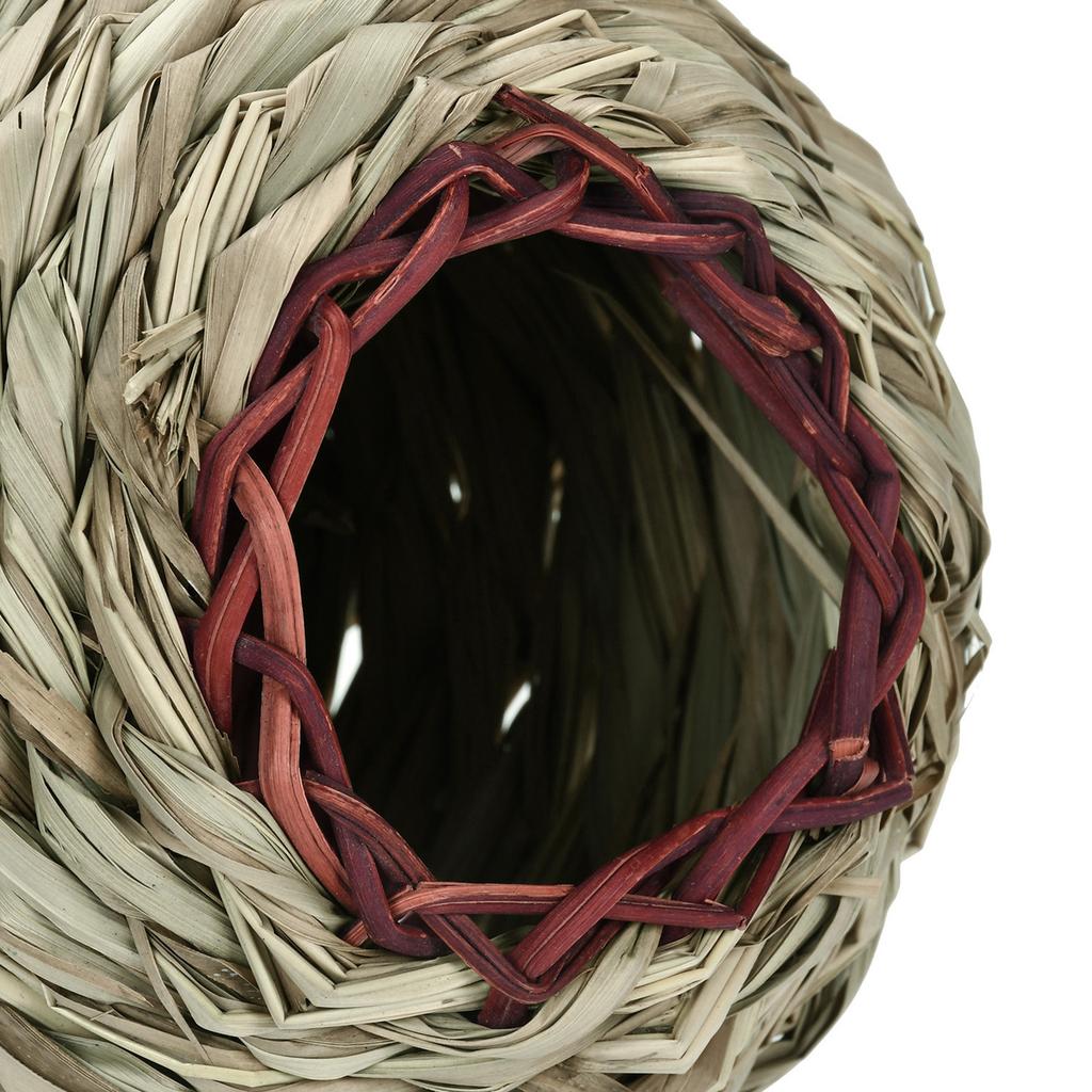 House Outdoor Hanging Bird House Straw Bird House Natural Bird House