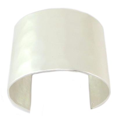 [P6471] - Silver 'Antica' Designer Bracelet - 65 Mm 50 Mm