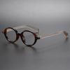 Oval Glasses for Women Retro Acetate Vintage Glasses Frame Optical Round Men Female Brown Green Clear Lens Unisex