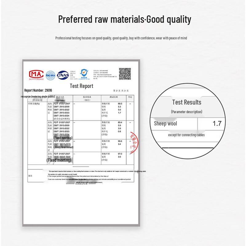 Langsha Women's High-Waist Wool Herringbone Wide-Leg Pants