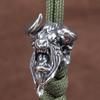 Bull Head Sculpture Brass Knife Beads EDC DIY Paracord Woven Bracelets Lanyard Pendants Accessories Outdoor Tool Hangings Charms