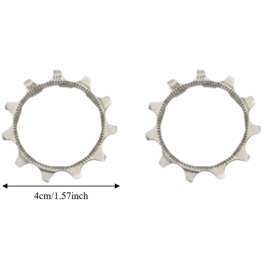 2PCS 8/9/10/11 Speed Bike Freewheel Steel Freewheel Pinion Durable Fixed Gear Cog  Bicycle Repair