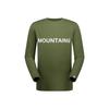 Mammut QD Logo Print Long Sleeve Asian PRT4 T-shirts, Fit, Men's, AF, 1016-01030, Marsh,