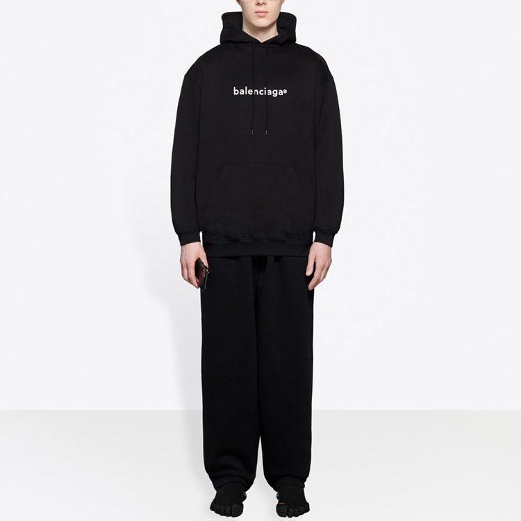 Balenciaga Pánska nová mikina s kapucňou stredného strihu s autorskými právami 570811TIV551070